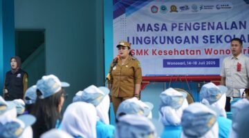 Bupati Gunungkidul Berikan Motivasi Kepada Siswa Kesehatan di Hari Pertama MPLS